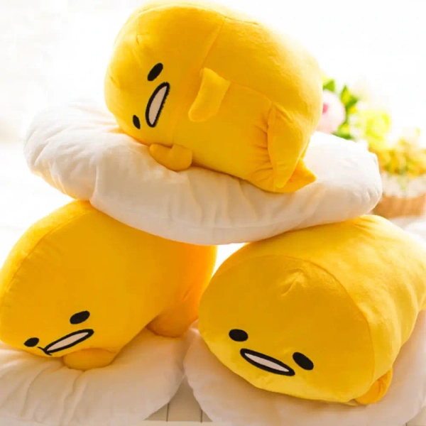 Gudetama Egg Yolk Pillow 40cm x 30cm for Cute Home Decor