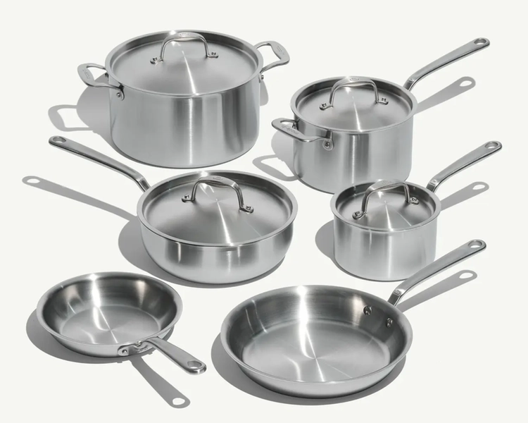 The 10-Piece Stainless Cookware Set