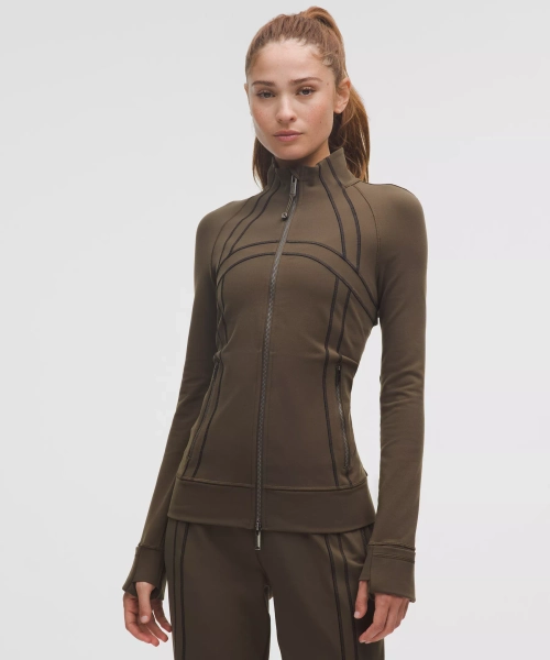 Define Track Jacket *Luon - Olive Brown/Black - 0