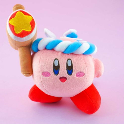 Kirby All-Star Collection Plushie - Hammer Kirby / Medium | Default Title