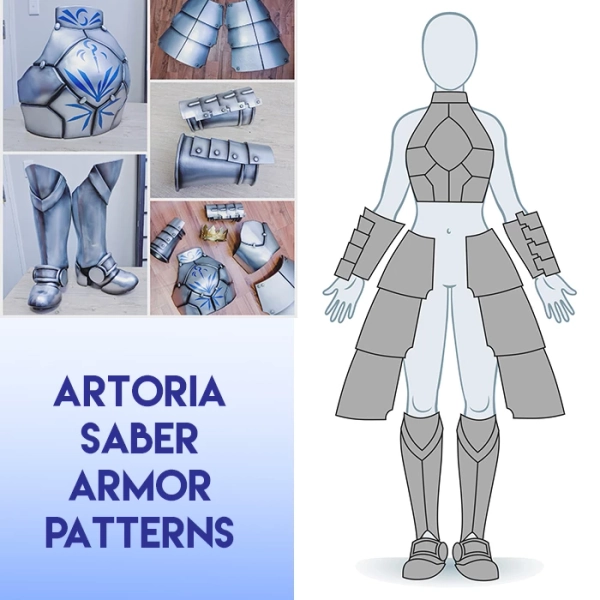 Artoria / Saber Armor Patterns (DIGITAL DOWNLOAD)