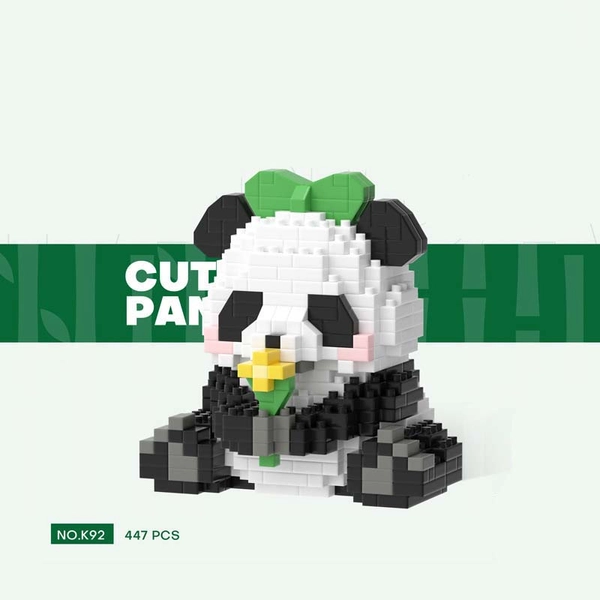 Panda Building Blocks DIY Cute Panda Toy Blocks - B