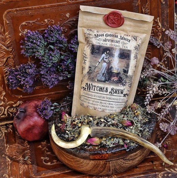 Witches Brew...Organic Herbal Loose Leaf Tea, Caffeine Free ~ Ritual Tea ~ Herbal Tea ~