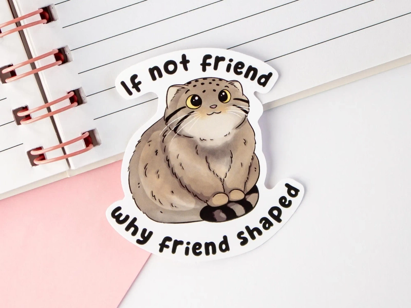 Manul Sticker