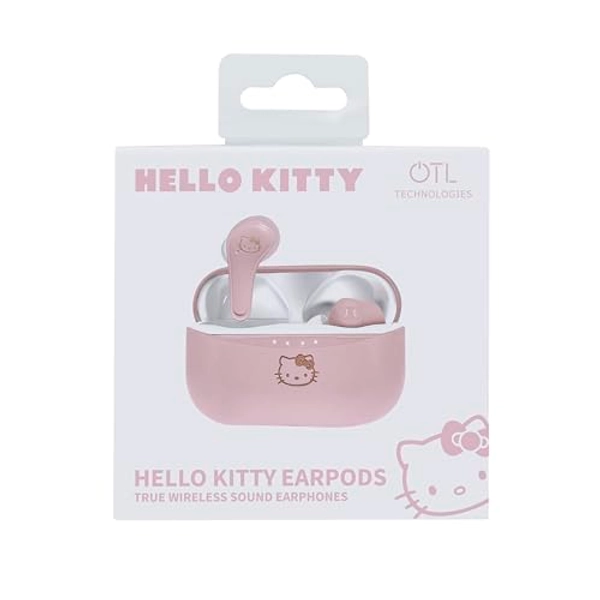 OTL Technologies HK0856 Hello Kitty Wireless Earphones with Charging Case