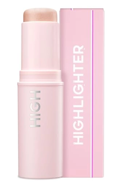 KAHI Highlighter - Skin-Illuminating Highlighter Makeup Stick | Long-lasting Pink Highlighter Makeup | Korean Highlighter Stick for Aging-Lines Improvement | Moisturizing Highlight Stick (0.32 fl oz)