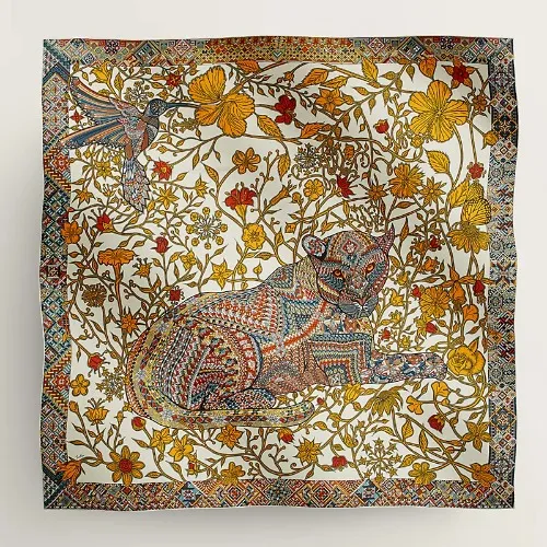 Le Jaguar et Le Colibri shawl 140