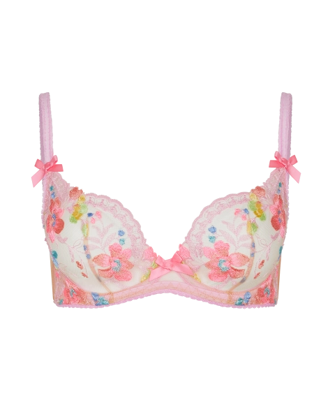 Rixie Plunge Underwired Bra in Multi |By Agent Provocateur