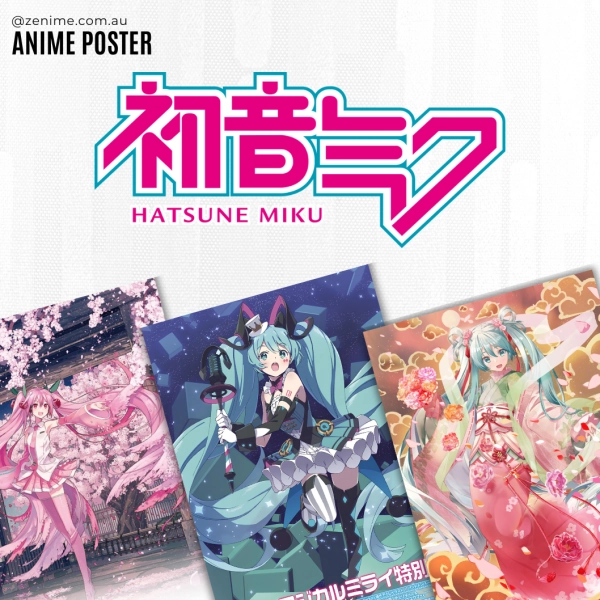 Hatsune Miku Anime Magazine Poster Collection | ZENIME