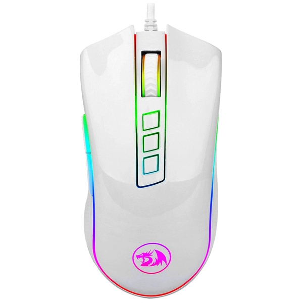 Mouse Gamer Redragon Cobra M711W Blanco 10000 DPI
