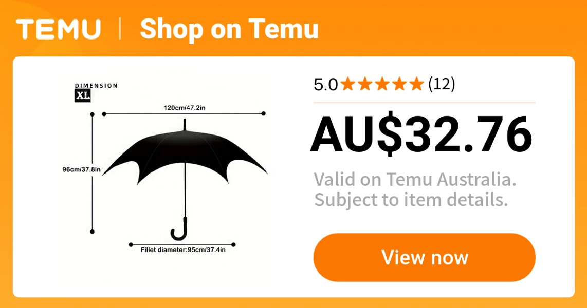 gothic dual purpose umbrella automatic open/close long - Temu Australia