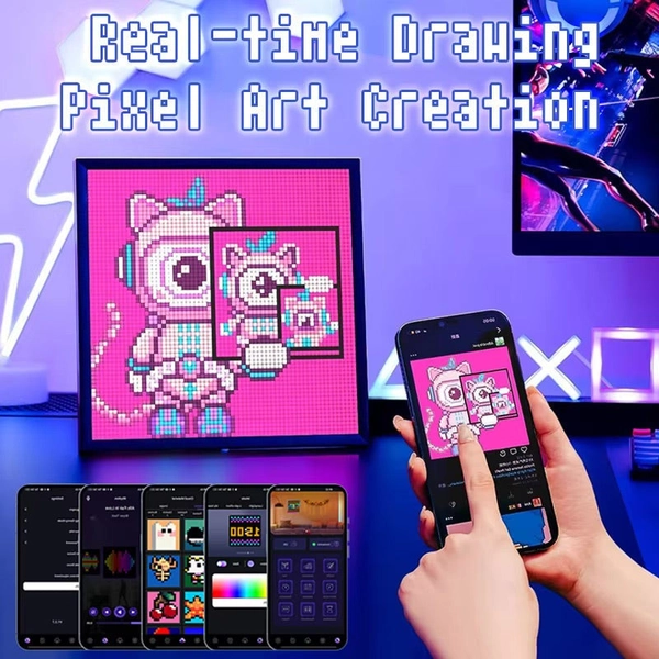 Kawaii Smart LED Pixel Display & Custom Art App