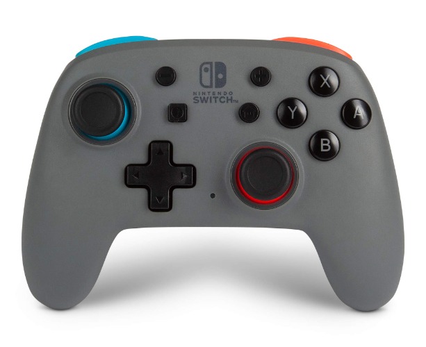 PowerA Nano Enhanced Wireless Controller for Nintendo Switch – Grey-Neon
