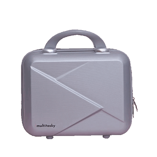 Multi-functional Mini Suitcase - Silver
