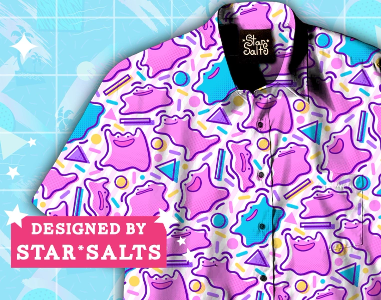 Ditto Button up Shirt - Etsy UK