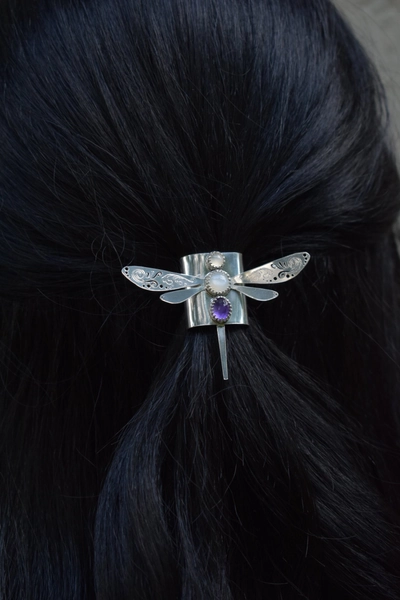 Dragonfly Braid Band — Silver to Strands 