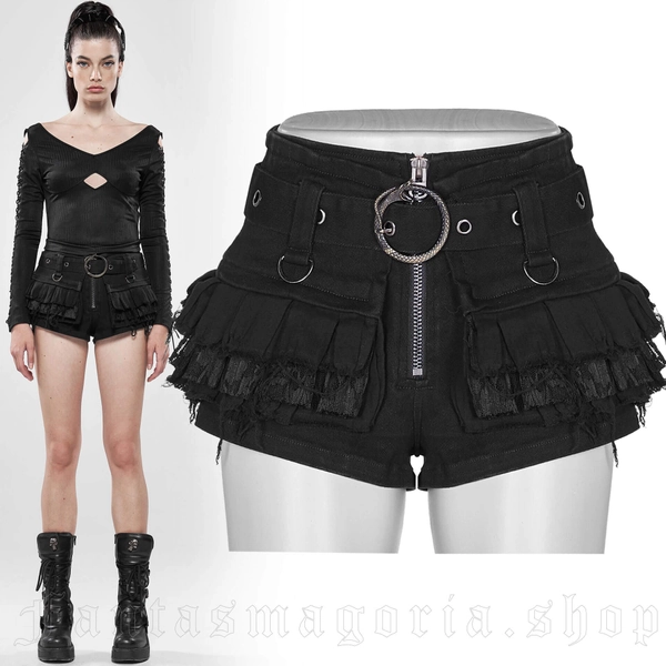 Doom Doll Black Shorts