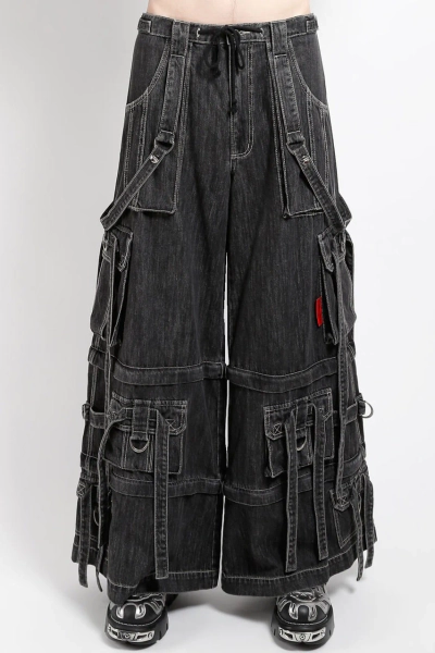 Tripp NYC Ring Strap Pants [Black Denim]