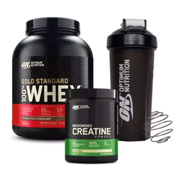 Optimum Nutrition Gold Standard Whey + Creatine Bundle