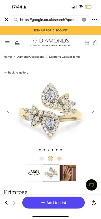 Diamond Cocktail Rings - Designed By Master Jewellers