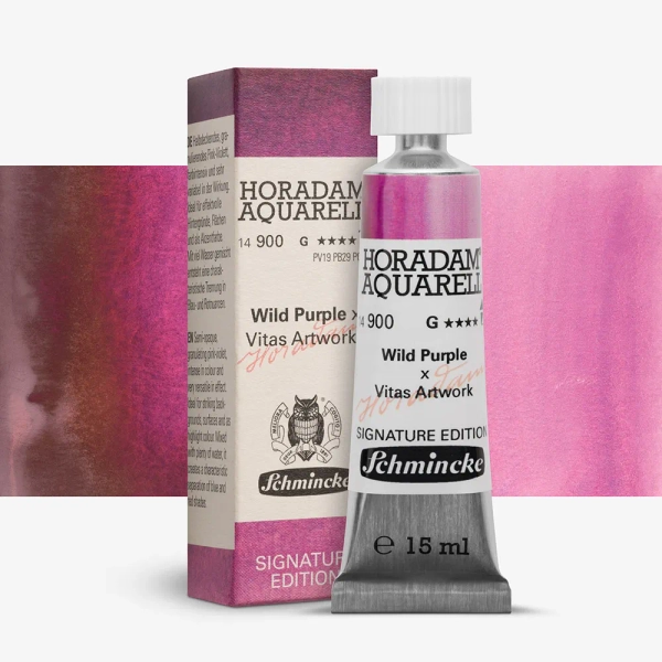 Schmincke : Horadam Watercolor Paint : 15ml : Wild Purple by Vitas Artworks
