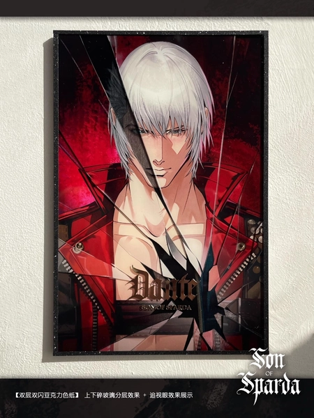 Devil May Cry Vergil Dante Picture Book Album Artbook Colored paper Collection A