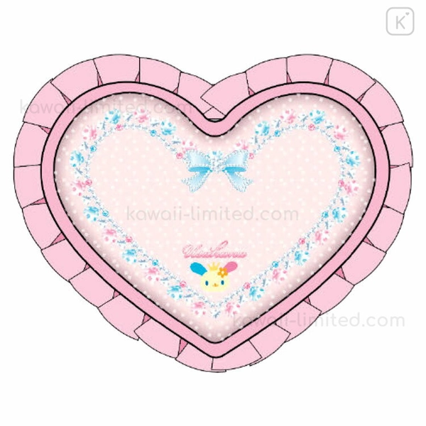Japan Sanrio Heart-shaped Clear Pouch - Usahana : Ballet Core