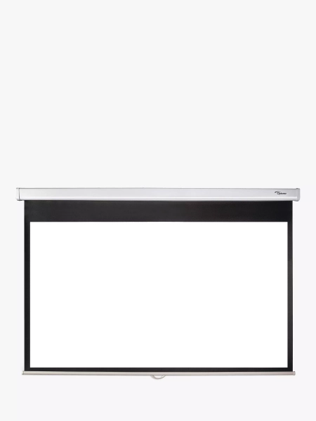 Optoma DS-9092PWC Pull Down Projector Screen, 16:9 Aspect Ratio, 92" Diagonal