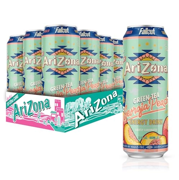 AriZona x Fallout Red Apple Green Tea - 234mg Natural Caffeine per Can
