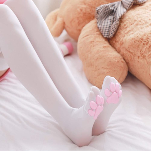 Cat Paw Knee Socks