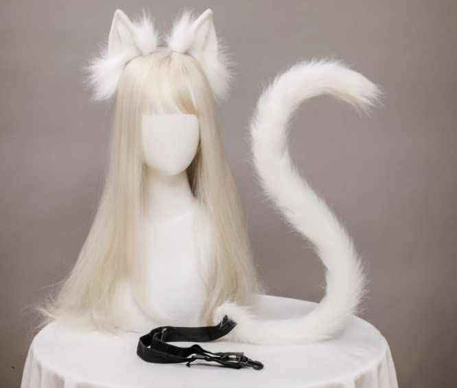 Cat Tail And Ears WHITE