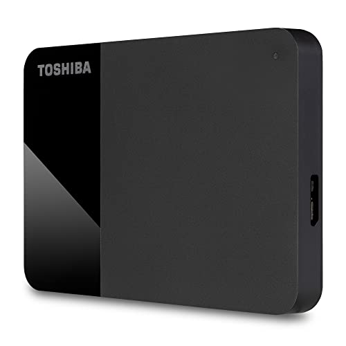 Toshiba 2TB Canvio Ready – 2.5 inch Portable External Hard Drive with SuperSpeed USB 3.2 Gen 1, Compatible with Microsoft Windows 7, 8 and 10, Black (HDTP320EK3AA) - Canvio Ready - 2TB