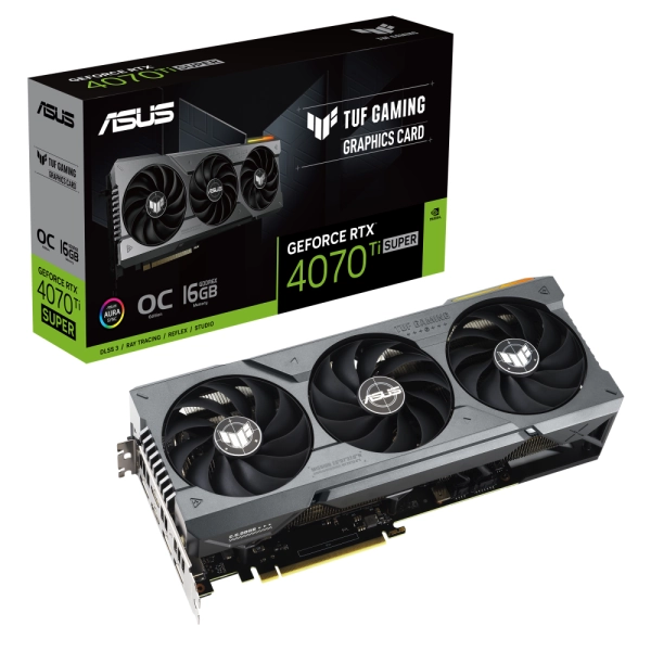 Buy ASUS TUF Gaming GeForce RTX™ 4070 Ti SUPER 16GB GDDR6X OC Edition | Graphics-Cards | Motherboards-Components | ASUS eShop USA