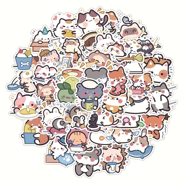 Chibi Animal Stickers