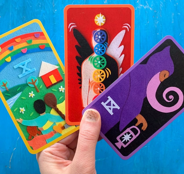 Craft Felt Tarot Deck