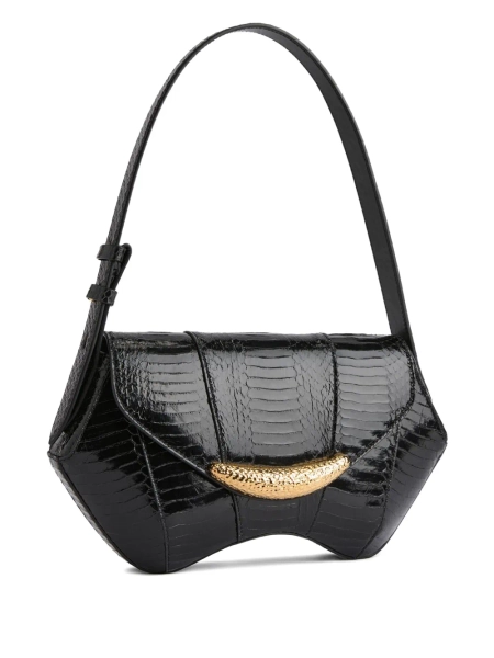 Giuseppe Zanotti Gz Day and Night snakeskin curved shoulder bag | One Size
