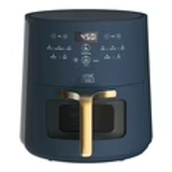 Thyme & Table 6QT Air Fryer, with ThymeCrisp™ and Ceramic-Coated Nonstick Basket, Atlantic Blue