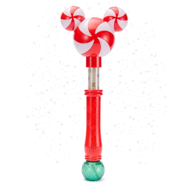 Mickey Mouse Icon Peppermint Swirl Holiday Scented Bubble Wand | Disney Store