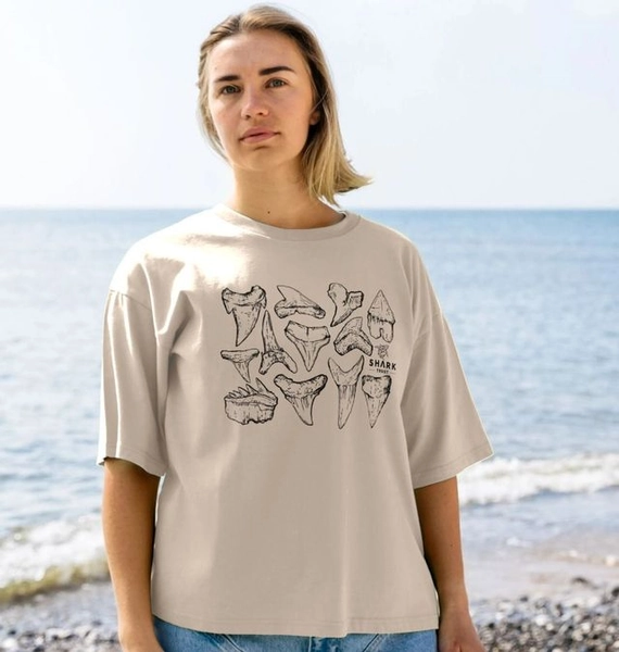 Shark Tooth Oversized T-shirt