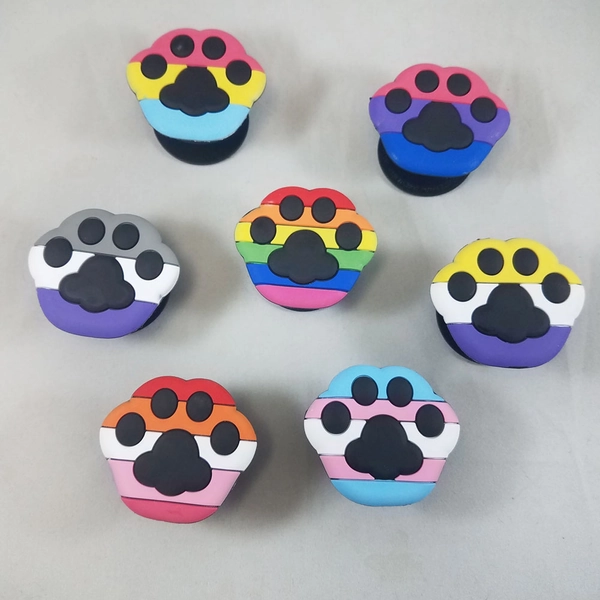 Pride Paws: Popsockets and Replaceable Tops, and Badge Clips - Transgender / Badge Clip