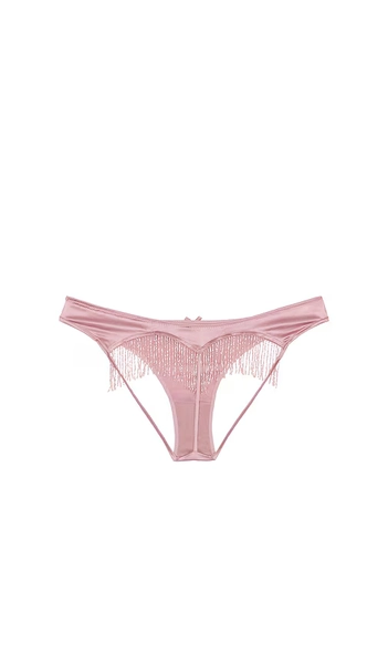 Tasseled Open Back Panties