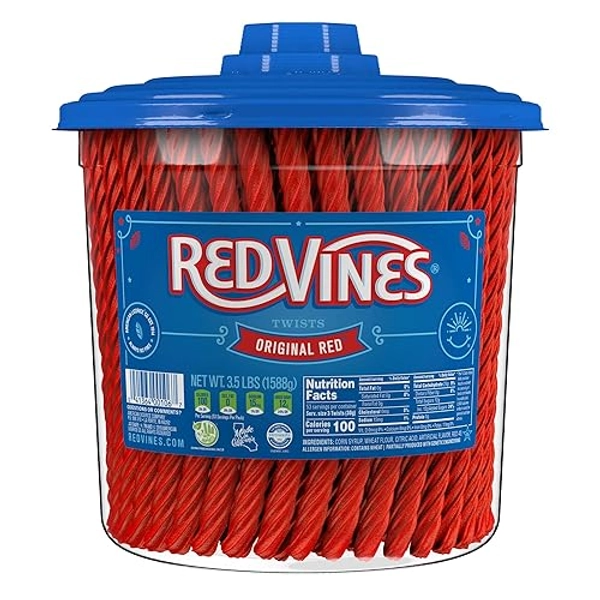 Red Vines Original Red Licorice Twists 1.58 kg
