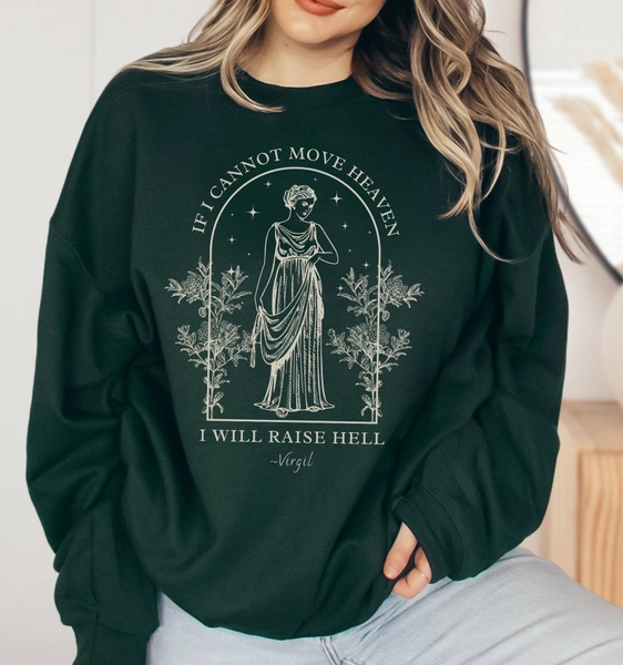 Hades and Persephone Sweatshirt Mythology Sweatshirt Bookish Sweatshirt Dark Academia Clothing Greek Mythology Mystical Crewneck Olympus