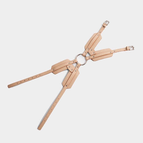 LEG HARNESS | Black / Silver / 2"