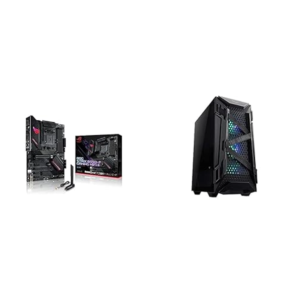 Asus ROG Strix B550-F Gaming WiFi II AMD AM4 (3rd Gen Ryzen) ATX Gaming Motherboard & TUF Gaming GT301 Mid-Tower Compact Case for ATX Motherboards with Honeycomb Front Panel