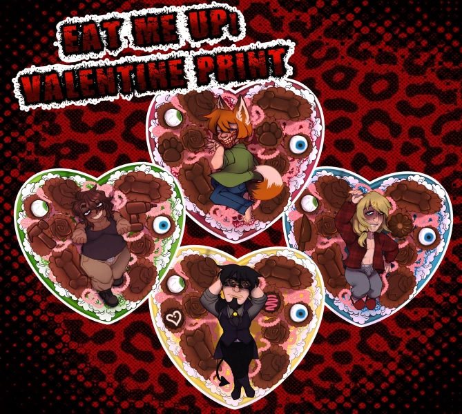 Eat Me up Boyfriend To Death Valentine prnt