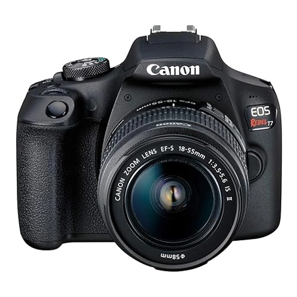 Canon EOS Rebel T7 DSLR Camera with 18-55mm Lens | Built-in Wi-Fi | 24.1 MP CMOS Sensor | DIGIC 4+ Image Processor and Full HD Videos