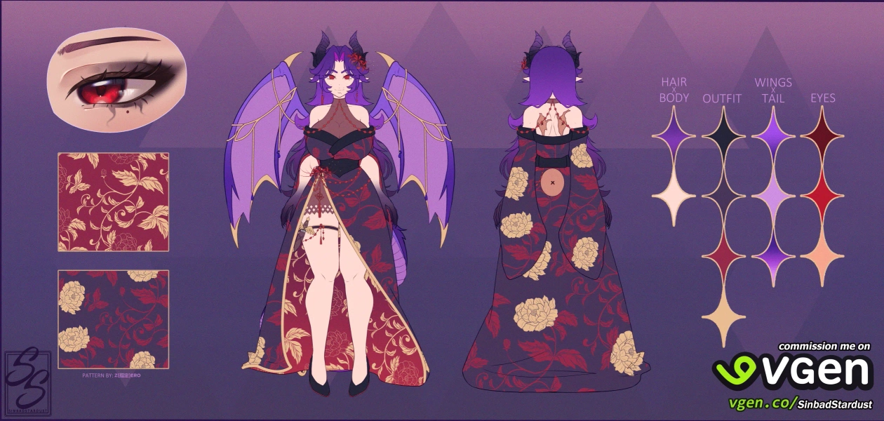 Basic Refrence Sheet Commission - By Sinbad Stardust on Vgen