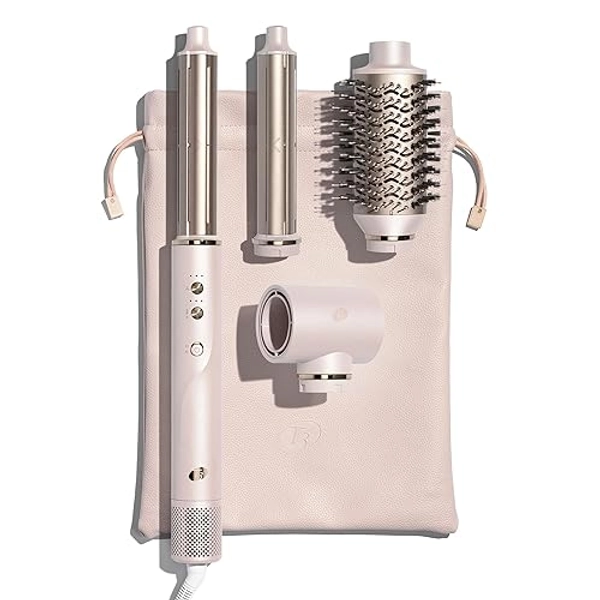 T3 Aire 360 Air Styler Blowout Kit with Ceramic Curling Attachments, Oval Brush & Drying Concentrator Fast, Healthy Blowouts and Long-Lasting Curls For All Hair Types