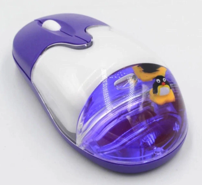 Penguin Aqua Mouse – Frutiger Aero Y2K